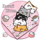 Pink Kawaii Kitten Keyboard Theme-APK