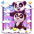 Cute Baby Panda Keyboard Theme
