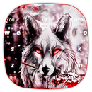 Wild Ice Wolf Keyboard Theme APK