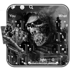 Skull Man-Eater Skull💀 Thème du clavier⚫💀 icône