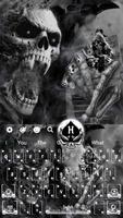 Skull Man-Eater Skull💀 Thème du clavier⚫💀 capture d'écran 1