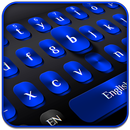 APK Cool Black Blue Keyboard