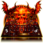 Bloody Dragon Skull Keyboard Theme icône