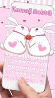 Clavier Lapin Mignon Affiche