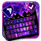 Błyszczący Neon Galaxy Keyboard Theme🌟🌈 ikona