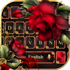 Red Gold Rose keyboard icône