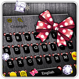 Cute Micky Bowknot Keyboard Theme icône