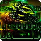 Cool Motorcyclist Keyboard icon