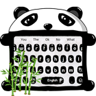 Clavier panda mignon icône