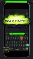 War Battle Keyboard Theme Affiche