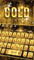 برنامه‌نما Gold keyboard theme عکس از صفحه