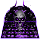 Purple Skull Horn Keyboard Theme APK