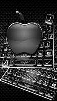 Cool Black Apple Keyboard Theme🍏 capture d'écran 3