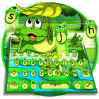 Cute Frog Nature Keyboard Theme🐸 icône