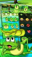 Cute Frog Nature Keyboard Theme🐸 Affiche