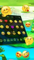 Cute Frog Nature Keyboard Theme🐸 captura de pantalla 1