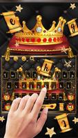 Luxury Royal Crown Keyboard Theme Affiche