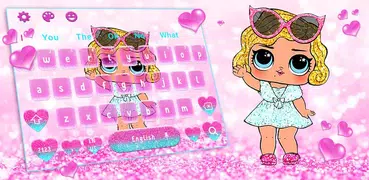 Lol Princess Glitter Doll Keyboard