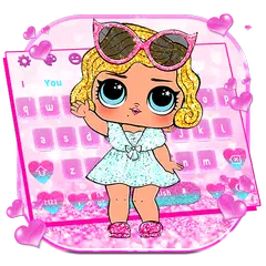 download Lol Princess Glitter Doll Keyboard APK