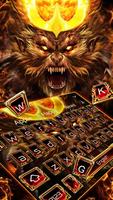 Fire Legend Monkey King Keyboard Theme ảnh chụp màn hình 1