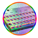 Glitter Rainbow Color Keyboard Theme APK