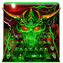 Lightning Horror Skull Keyboard Theme APK