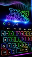 Vibrant Tech Neon Keyboard Plakat