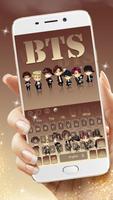 Cool BTS Band Keyboard Theme poster