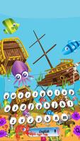 Cartoon Underwater Sea Keyboard Theme 截圖 3