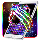 Skeleton Eye Hand Keyboard Theme APK