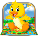Cartoon Yellow Duck Keyboard Theme APK