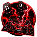 Red Thunder Lightning Keyboard Theme-APK