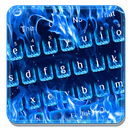 APK Blue Fire Flame Keyboard Theme