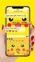 Cute Pikachu keyboard Affiche