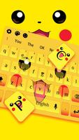 Cute Pikachu keyboard capture d'écran 1