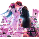 Floral Couple Love Keyboard Theme APK