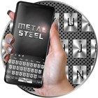 Metal Steel Keyboard Theme ไอคอน