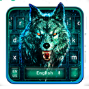 Neon Scary Wolf Keyboard Theme APK