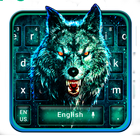 آیکون‌ Neon Scary Wolf Keyboard Theme