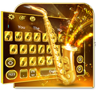 Golden Saxophone Keyboard Theme🎺 أيقونة