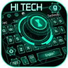 Green High Tech Keyboard Theme icône