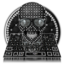 APK Diamond Black Skull Keyboard Theme