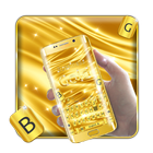 Business Diamond Gold Keyboard Theme icône