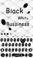 Black and white business keyboard theme screenshot 3