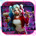 Devil Joker Girl Keyboard Theme آئیکن