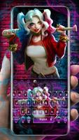 Devil Joker Girl Keyboard Theme bài đăng