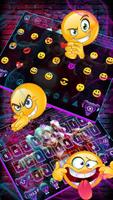 Devil Joker Girl Keyboard Theme اسکرین شاٹ 2