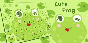 Cute Cartoon Frog Keyboard Theme