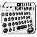 SMS Hexagon Black & White Keyboard Theme APK