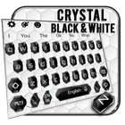 SMS Hexagon Black & White Keyboard Theme icône